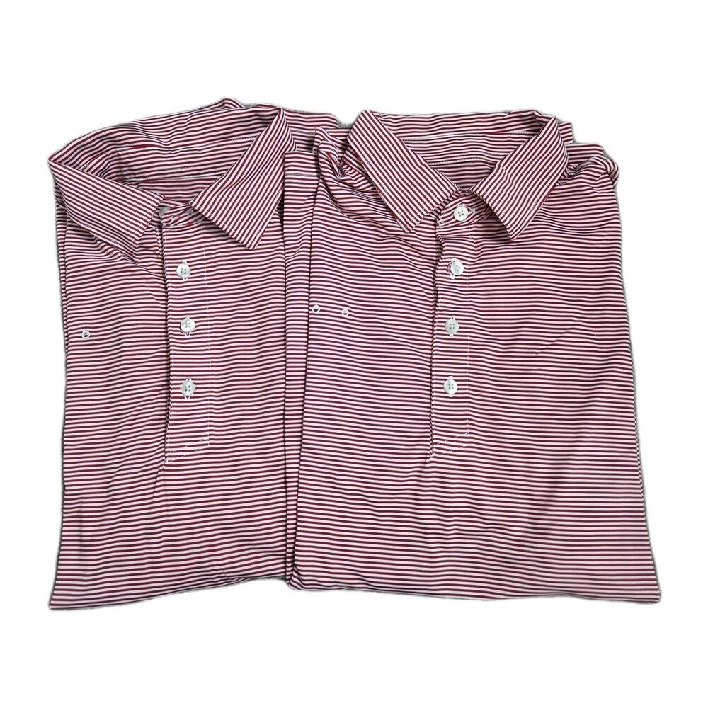 Chick Fil A Team Style Oobe Polo Hydro Chill Size Small Lot Of 2 Shirts Red